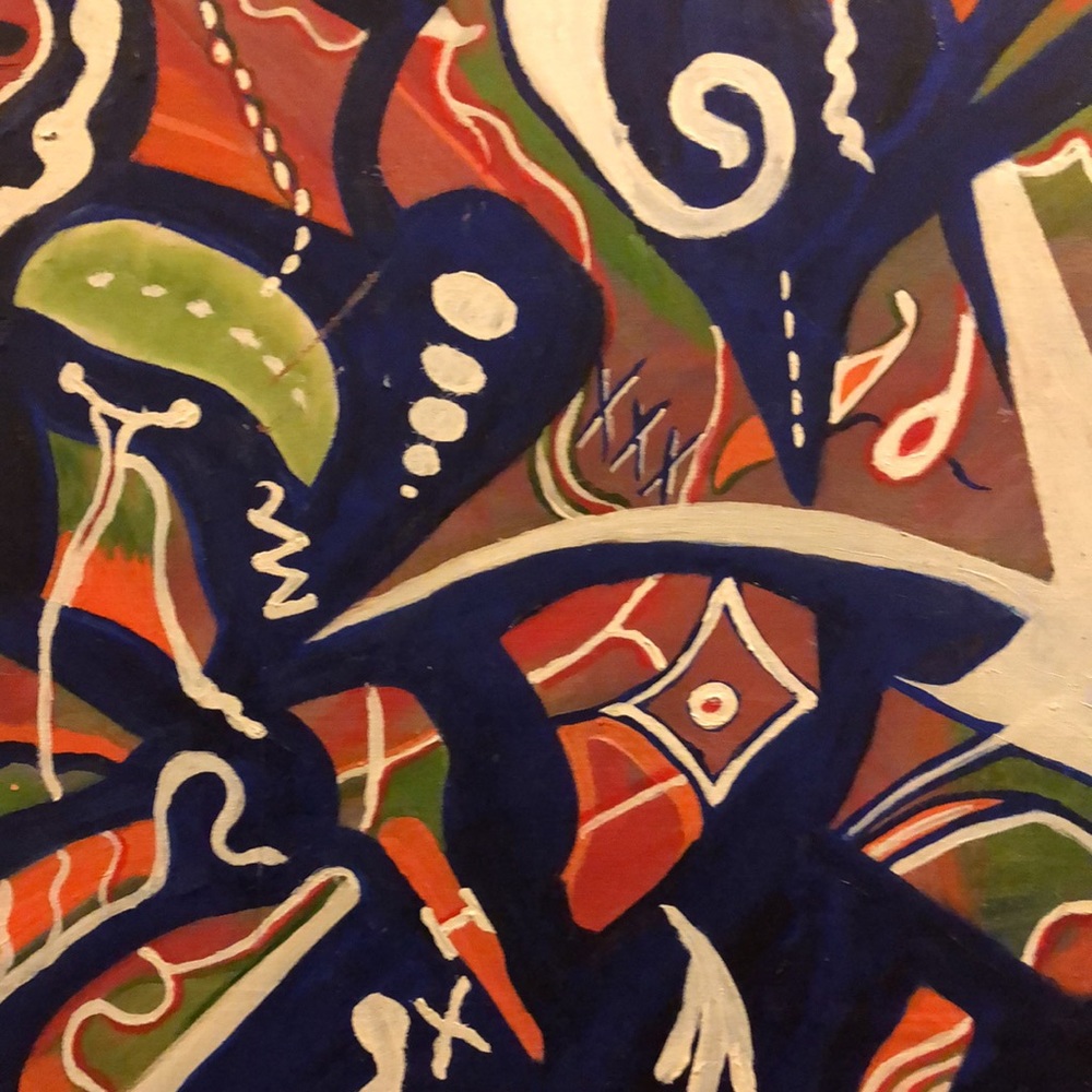 Hand painting bought at art sale signed by artist - Picture 3 of 4